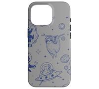 Retro Space Cats and Cosmic Animals Astronaut Art Case for iPhone 16 Pro