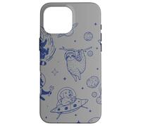 Retro Space Cats and Cosmic Animals Astronaut Art Case for iPhone 16 Pro Max