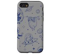 Retro Space Cats and Cosmic Animals Astronaut Art Case for iPhone SE (2020) / 7/8
