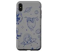 Retro Space Cats and Cosmic Animals Astronaut Art Case for iPhone XS Max