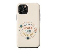 Retro Space Positivity Quote Astronomy Inclusion Vibe Case for iPhone 11 Pro