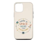 Retro Space Positivity Quote Astronomy Inclusion Vibe Case for iPhone 12/12 Pro