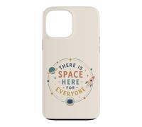 Retro Space Positivity Quote Astronomy Inclusion Vibe Case for iPhone 13 Pro Max