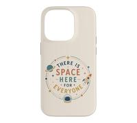 Retro Space Positivity Quote Astronomy Inclusion Vibe Case for iPhone 14 Pro