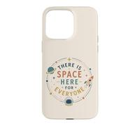 Retro Space Positivity Quote Astronomy Inclusion Vibe Case for iPhone 15 Pro Max