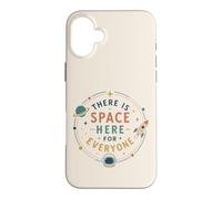 Retro Space Positivity Quote Astronomy Inclusion Vibe Case for iPhone 16 Plus