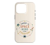 Retro Space Positivity Quote Astronomy Inclusion Vibe Case for iPhone 16 Pro