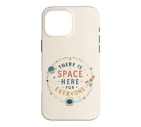 Retro Space Positivity Quote Astronomy Inclusion Vibe Case for iPhone 16 Pro Max