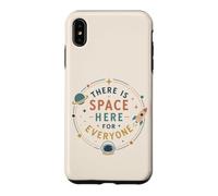 Retro Space Positivity Quote Astronomy Inclusion Vibe Case for iPhone XS Max