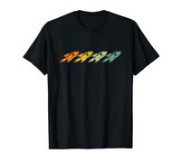 Retro Space Rocket Vintage Space Ship Universe Galaxy Moon T-Shirt
