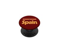 Retro Spain Flag Spanish Red España PopSockets Adhesive PopGrip