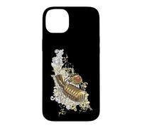 Retro Spider Microphone DJ Music Graphic Case for iPhone 14 Plus
