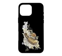 Retro Spider Microphone DJ Music Graphic Case for iPhone 16 Pro Max