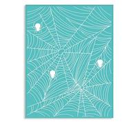 Retro Spider Web Reusable Silk Screen Stencils Printing Stencil Self Adhesive Silk Screen Mesh Transfers Stencils for Chalk Paste Wood,Fabric,Home Decor,Art Crafts T-Shirt