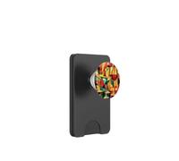 Retro Spirits in Geometry PopSockets PopWallet for MagSafe