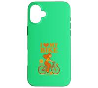 Retro Sport & Nature Collection - I Love My Bike Case for iPhone 16 Plus