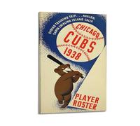 Retro Sports 1938 Chicago Cubs Baseball Decorative Painting Canvas Wall Posters And Modern Family Bedroom Decor 16x24inch(40x60cm)