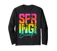 Retro Spring Break 2026 Matching Family Group Vacation Trip Long Sleeve T-Shirt