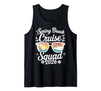 Retro Spring Break Cruise Squad 2026 Matching Family Friend Tank Top