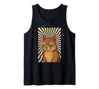 Retro Squirrel with Rainbow Glasses - Cool Animal Stuff Tank Top