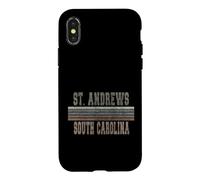 Retro St. Andrews South Carolina Case for iPhone X/XS