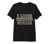 Retro St. Clair Shores Michigan Premium T-Shirt