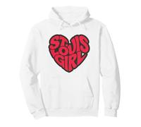 Retro St. Louis Girl Home Pride St. Louis Girls Pullover Hoodie