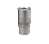 Retro St. Louis Park Minnesota Stainless Steel Insulated Tumbler