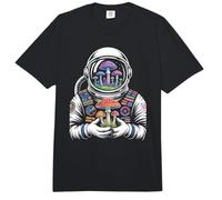 Retro Star Voyager discovering Colorful Galaxy toadstools Comfort Colors Adult Heavyweight T-Shirt