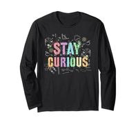 Retro Stay Curious Chemistry Crew Think Teacher Geek Long Sleeve T-Shirt