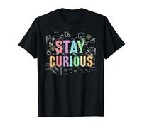 Retro Stay Curious Chemistry Crew Think Teacher Geek T-Shirt