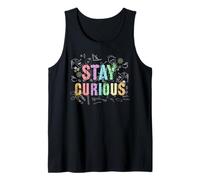 Retro Stay Curious Chemistry Crew Think Teacher Geek Tank Top