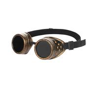 Retro Steampunk Goggles Rave Glasses Eyewear for Men Women Gothic Vintage Victorian Punk Style Eyewear Halloween Christmas Adult Cosplay Fancy Dress Up