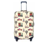 Retro Steampunk Vehicle1 Travel Luggage Covers - Elasticity Suitcase Covers Protector for Luggage 18-32 Inch
