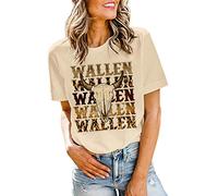 Retro Steer Skull Western T-Shirts Women Leopard Vintage Graphic Tees Country Concert Shirt Cowboy Short Sleeve Tops, Apricot, L