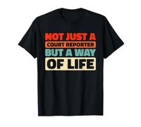Retro Stenographer Documentation - Vintage Court Reporter T-Shirt