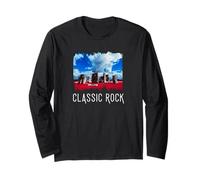 Retro Stonehenge England Souvenir/Stonehenge Long Sleeve T-Shirt