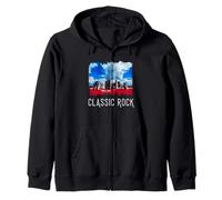 Retro Stonehenge England Souvenir/Stonehenge Zip Hoodie