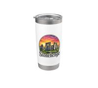 Retro Stonehenge Stainless Steel Insulated Tumbler
