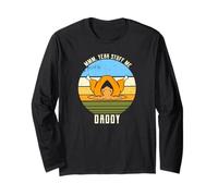 Retro Stuff Me Daddy Turkey Thanksgiving Costume Long Sleeve T-Shirt