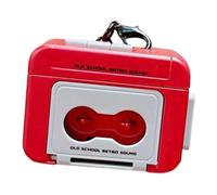 Retro-Style 15s Voice Recorder Keychain Portable Sound Message For Travel Bags & Car Decor Novelty Keychain