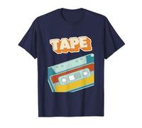 Retro Style 90s Music Tape Cassette with Graffiti Wall Art T-Shirt
