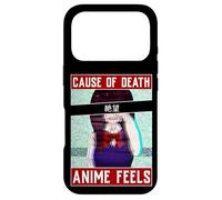 Retro Style Anime Girl Crying Japanese Glitch Aesthetic Case for iPhone 17 Pro