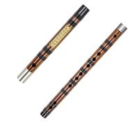 Retro Style Chinese Traditional Handmade Bamboo Flute Instruments With Different Scales (Color : C)