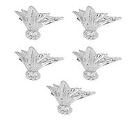Retro Style Corner Protectors 42 x 32 x 30 mm Pack of 5 Silver