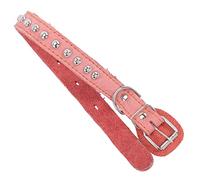 Retro Style Dog Collar Wide Soft Leather Pet Neck Ornament for Puppies and Dogs Comfortable Lightweight Daily Wear Party Accessory