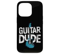 Retro Style Guitar Dude Music Phrase Case for iPhone 13 Pro