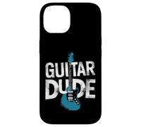 Retro Style Guitar Dude Music Phrase Case for iPhone 14
