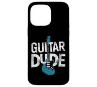 Retro Style Guitar Dude Music Phrase Case for iPhone 14 Pro Max