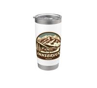 Retro Style Innsbruck Austria Outdoors Stainless Steel Insulated Tumbler